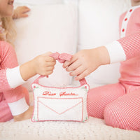 Dear Santa Door Pillow, Little English, classic children's clothing, preppy children's clothing, traditional children's clothing, classic baby clothing, traditional baby clothing