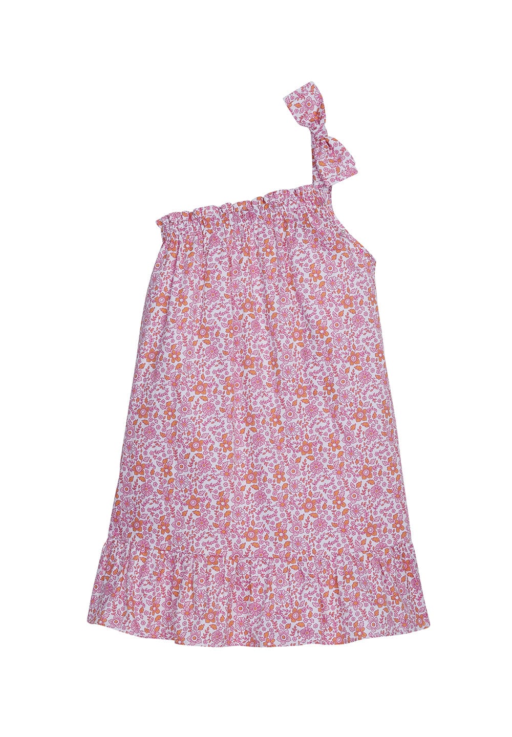 Little English Girls One-Shoulder Bow Dress, 14, Girl's Little English Girls One-Shoulder Bow Dress, 14, Girl's