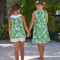 Little English Traditional girl's short in white twill