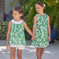 Little English Traditional girl's short in white twill