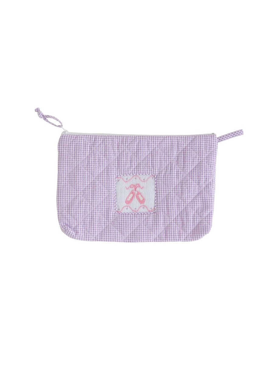 Little English Classic children's luggage lavender ballet slipper cosmetic bag