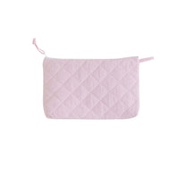 Quilted Luggage - Light Pink