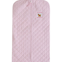 Little English classic children's luggage light pink lab garment