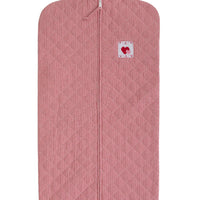 Little English classic children's luggage red hearts garment bag