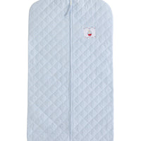 Little English classic children's luggage, light blue sailboat garment bag