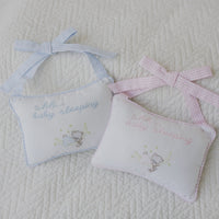Door Pillow - Baby Girl, Little English, classic children's clothing, preppy children's clothing, traditional children's clothing, classic baby clothing, traditional baby clothing