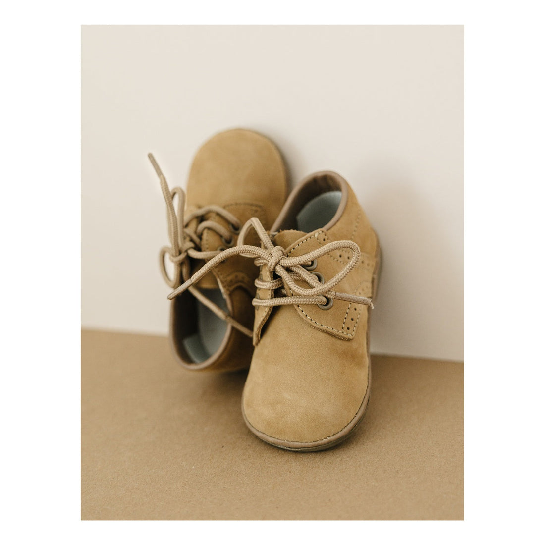 James Baby Nubuck Leather Lace Up Shoe