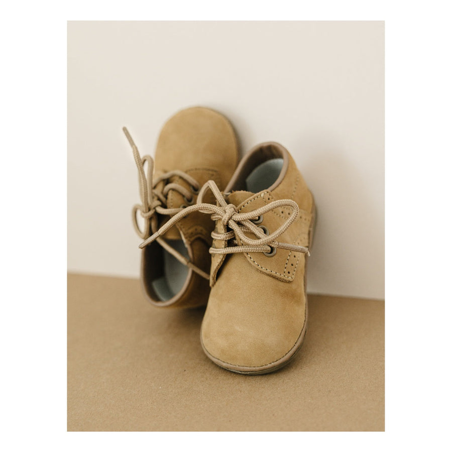 James Baby Nubuck Leather Lace Up Shoe