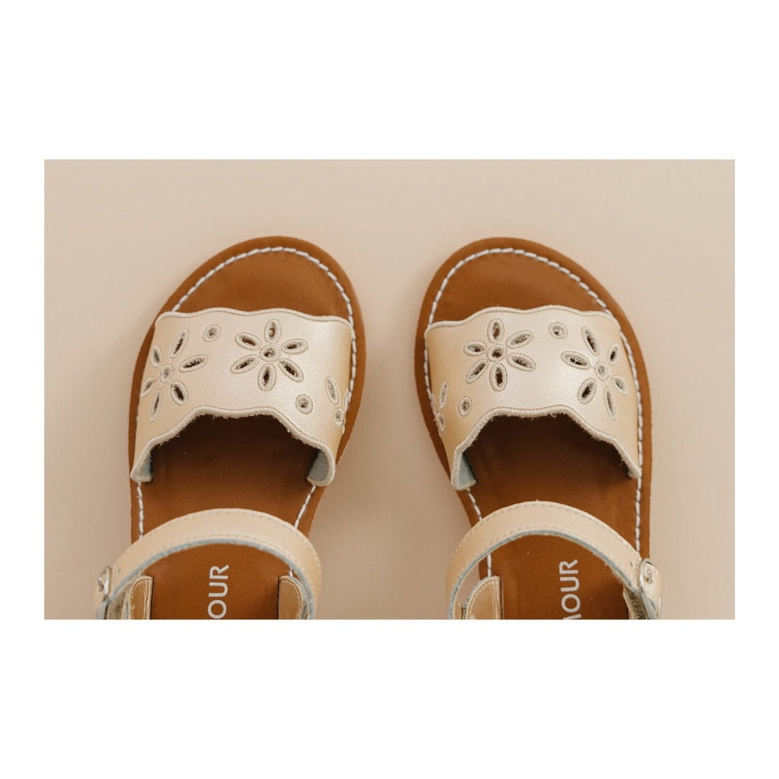Augusta Embroidered Sandal