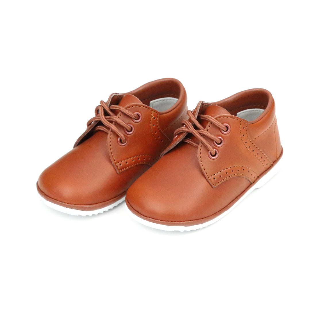 James Baby Waxed Leather Lace Up Shoe