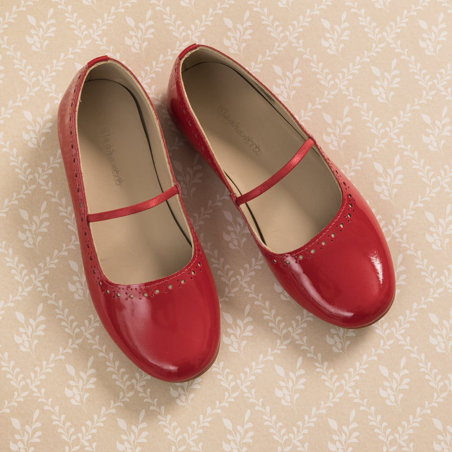 Sasha Ballerina Flat, Red
