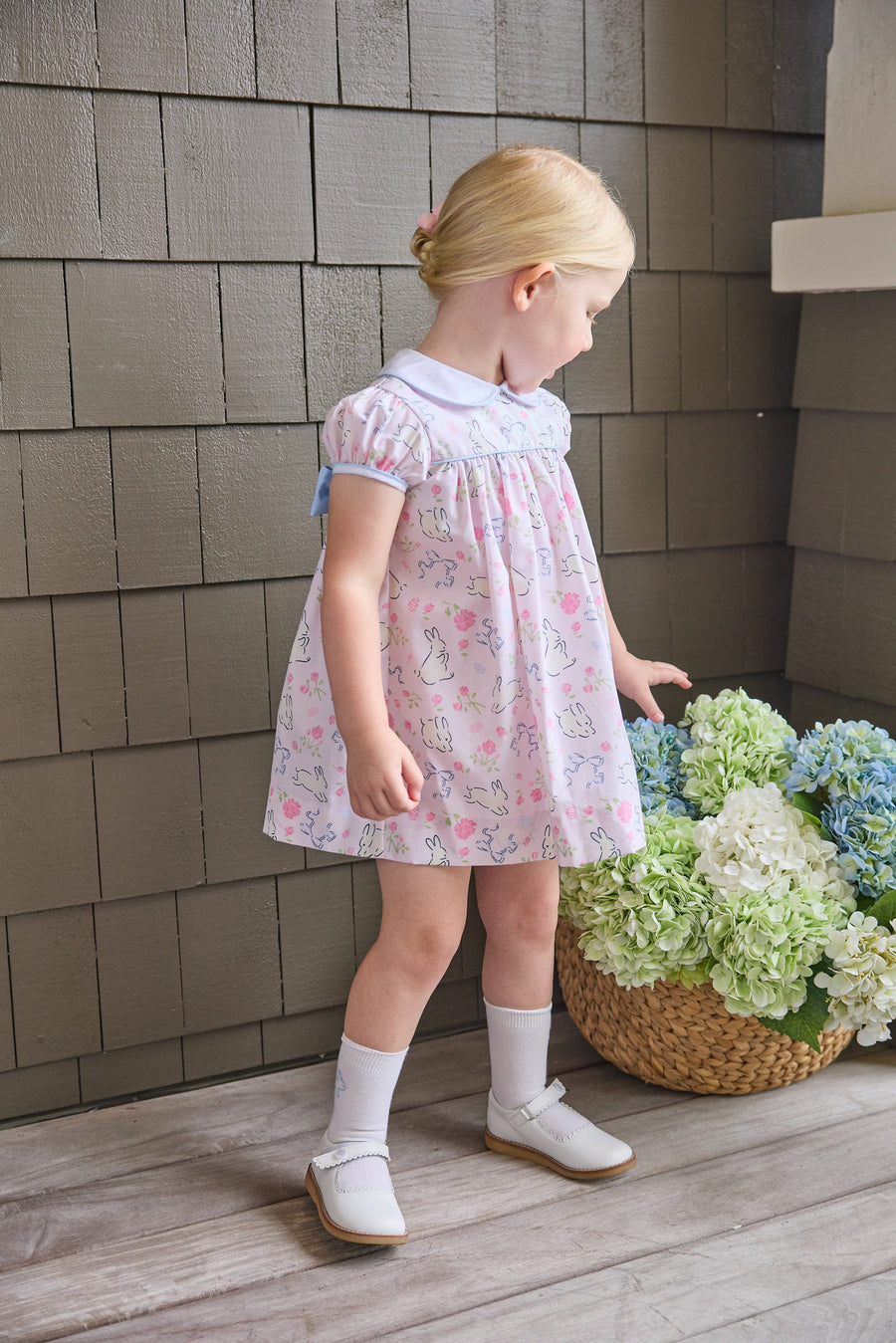 Bunny Blooms Short Sleeve Natalie Dress