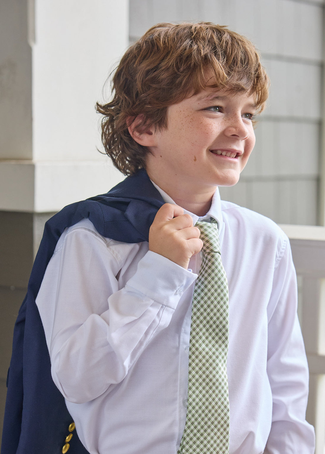 Neck Tie - Watercress Gingham