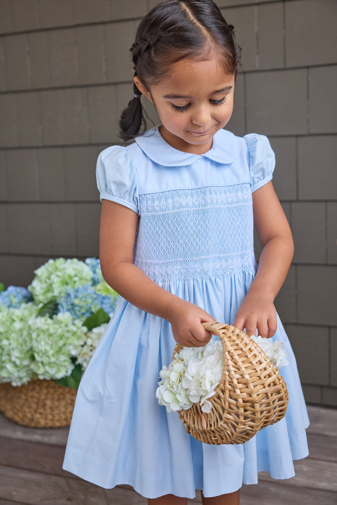 Little English | Light Blue Hand-Smocked Emery Dress | Easter & Special Occasion Dress for Girl 2T Little English | Light Blue Hand-Smocked Emery Dress | Easter & Special Occasion Dress for Girl 2T