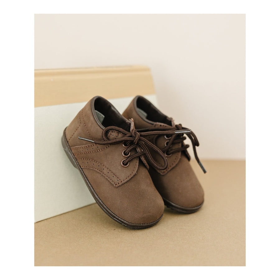 James Baby Nubuck Leather Lace Up Shoe