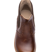 Leather Bootie Apache Brown