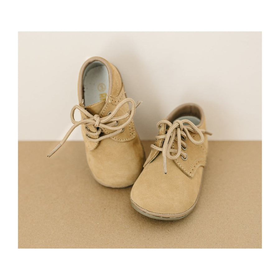 James Baby Nubuck Leather Lace Up Shoe