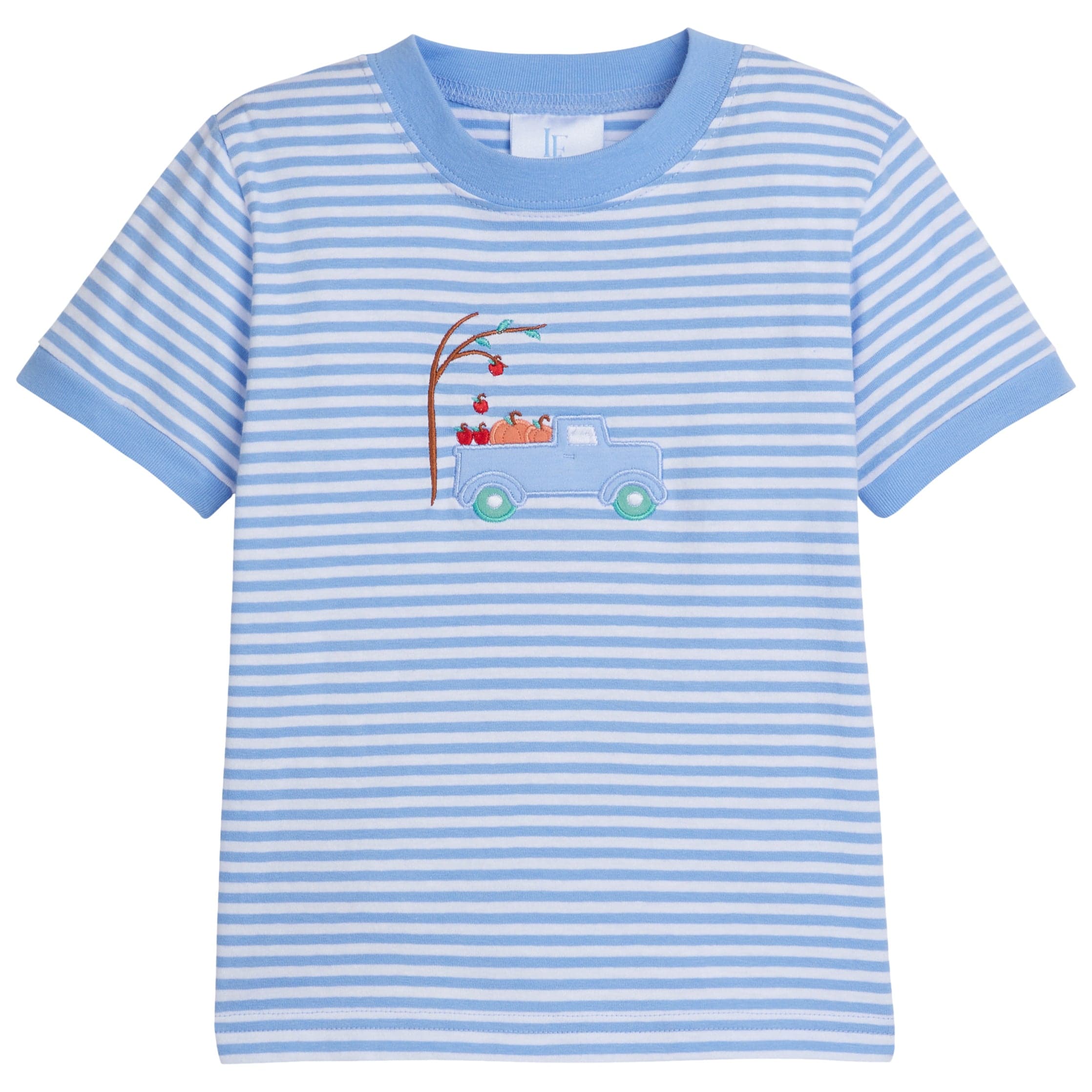 Pumpkin Applique T-Shirt - Boy's Fall Clothes – Little English