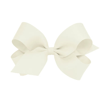 Little English traditional children's clothing. Antique white hair bow for girls.  Classic hair accessory for Fall