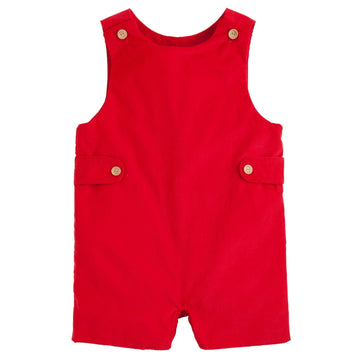 little english classic childrens clothing boys red corduroy john john with wooden buttons