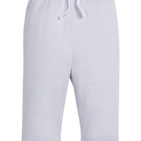 Little English traditional children's clothing.  Gray and white set of knit baby joggers