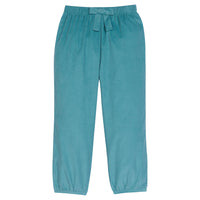 Little English toddler girls corduroy pants with elastic waist, blue green corduroy fall pants 