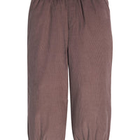 Little English classic childrens clothing.  Chocolate brown corduroy banded pants for little boys.