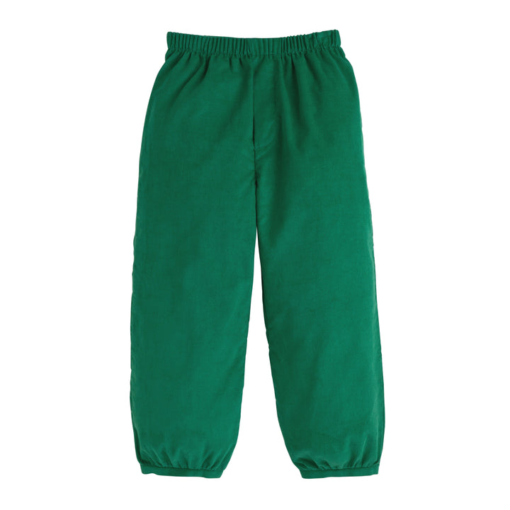 Little English traditional clothing, banded corduroy pant with elastic waistband for little boy 