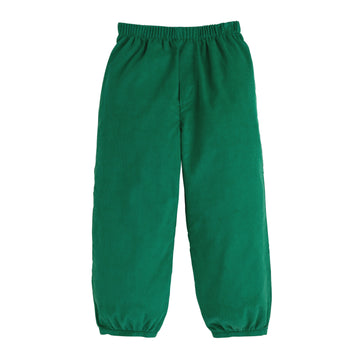 Little English traditional clothing, banded corduroy pant with elastic waistband for little boy 