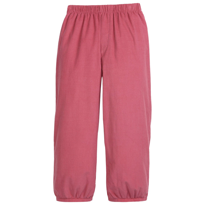 boys banded pant in rose corduroy