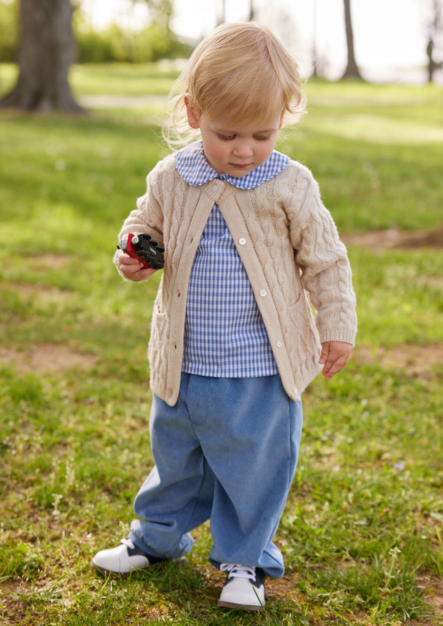 Baby Toddler Cardigan - Kids Ivory Sweater – Little English