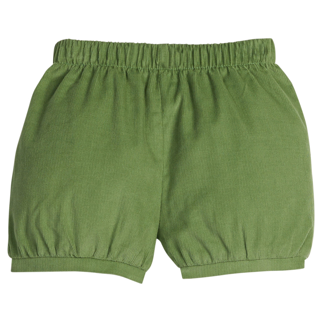 Little English traditional kids clothing, banded short in green corduroy for little boy for Fall