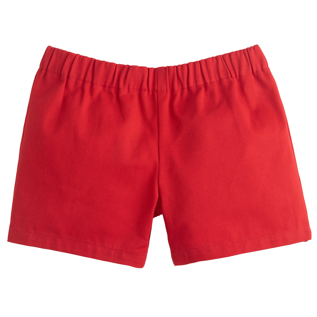 Toddler and Little Boy's Red Twill Shorts – Little English