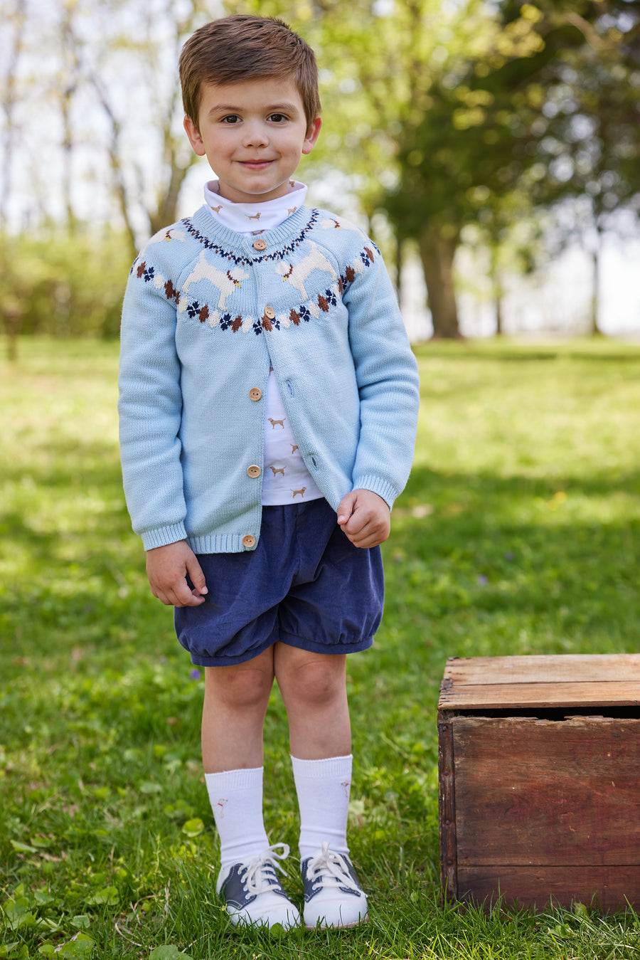 little english classic childrens clothing toddler boys navy corduroy elastic waist shorts