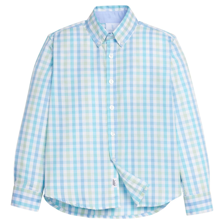 green wood dresser Briarcliff Plaid Button Down Shirt