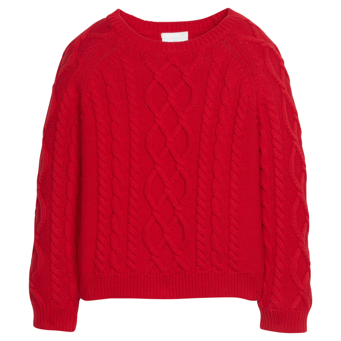 Cable Knit Sweater Red - Main Image