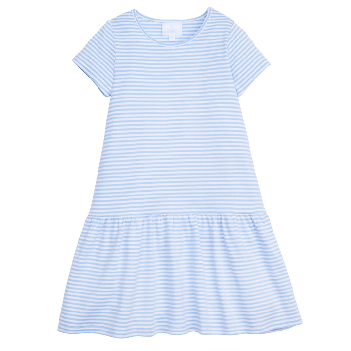 Little English | Light Blue Chanel Dress - Girls T-Shirt Dress 10 Little English | Light Blue Chanel Dress - Girls T-Shirt Dress 10