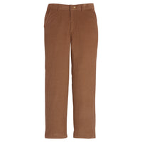 Little English traditional clothing, classic pant in chestnut brown corduroy for little boy