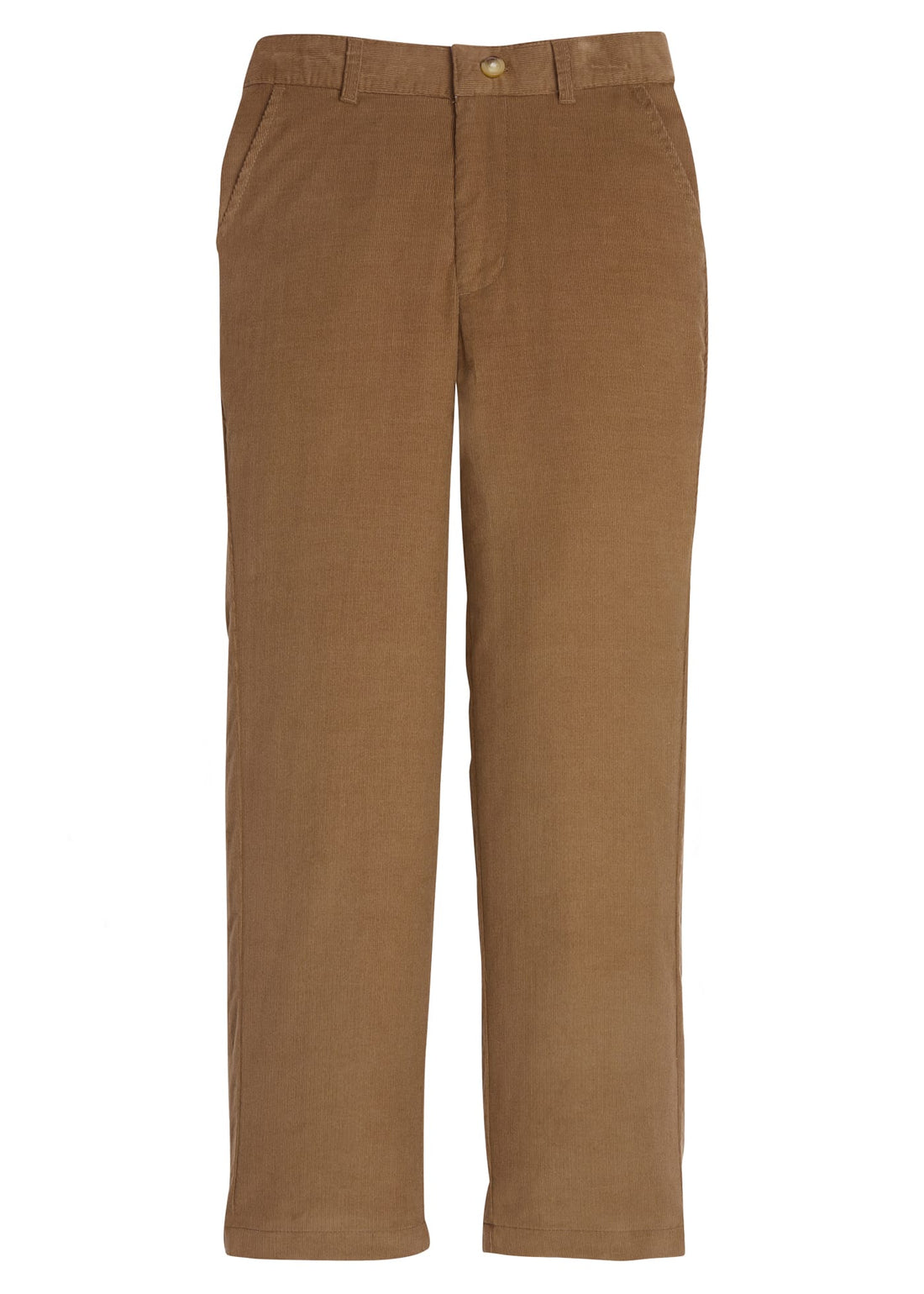 Little English traditional clothing, classic pant in chestnut brown corduroy for little boy