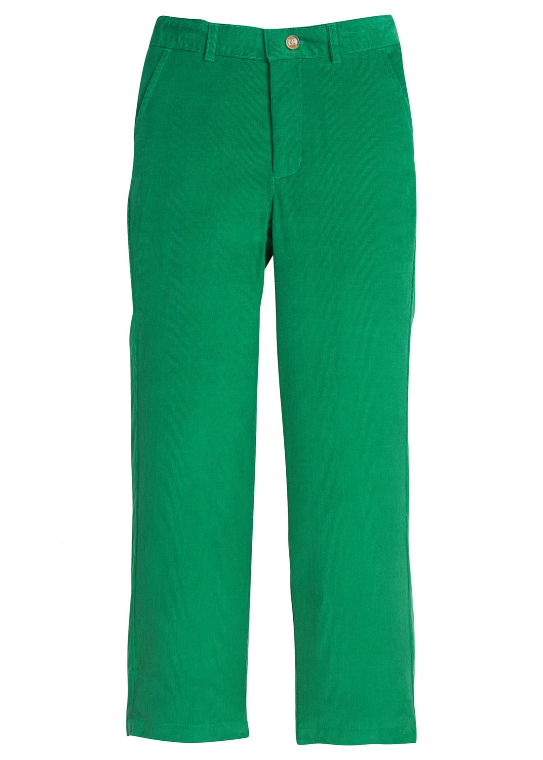 Little English traditional clothing, classic pant in evergreen corduroy for little boy