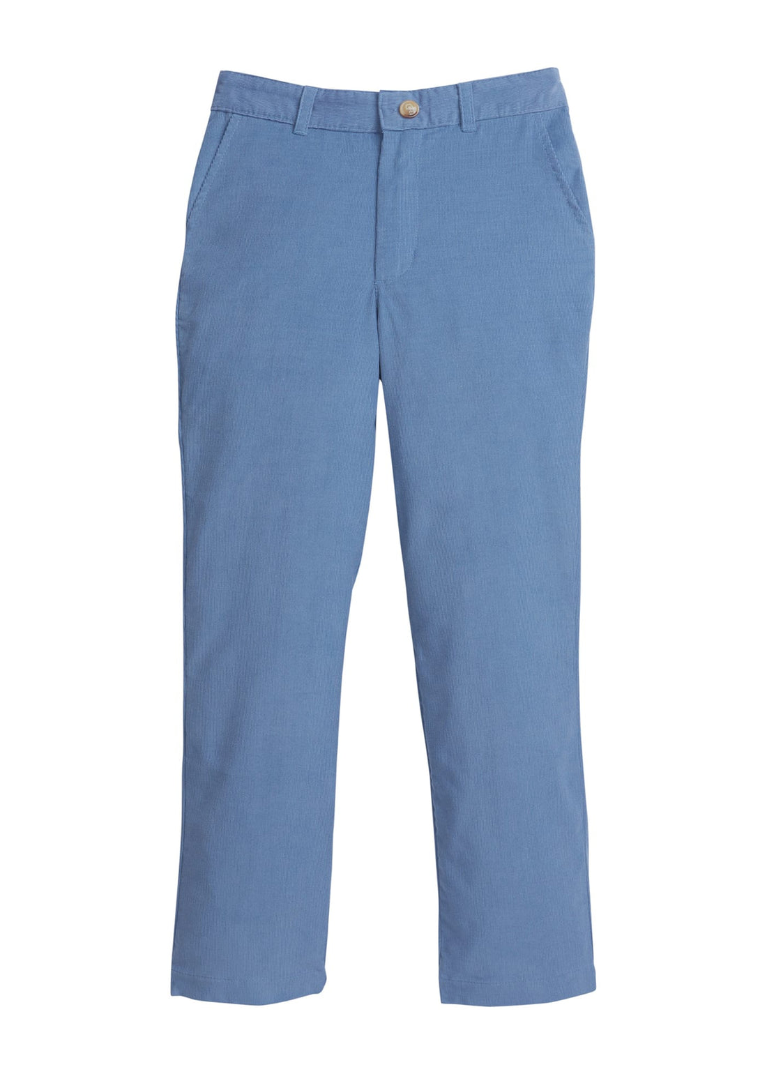 little english classic childrens clothing, classic pant in stormy blue corduroy for little boys