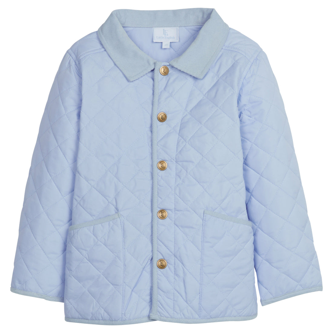 Childs Classic Quilted Jacket in Light Blue | Little English Childs Classic Quilted Jacket in Light Blue | Little English