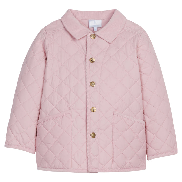 Little English classic quilted jacket for girls, traditional 