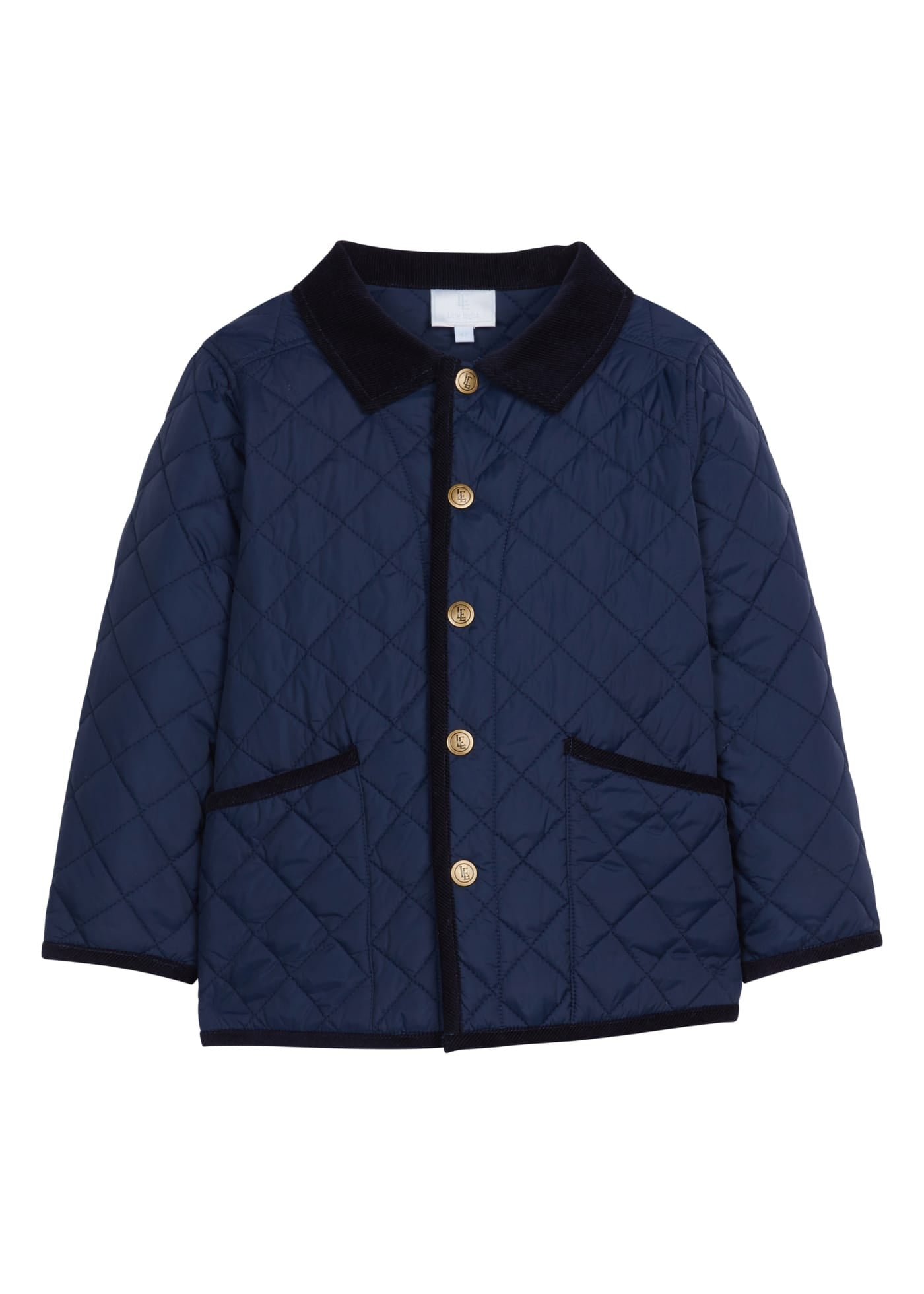 Little English | Classic Quilted Jacket - Navy