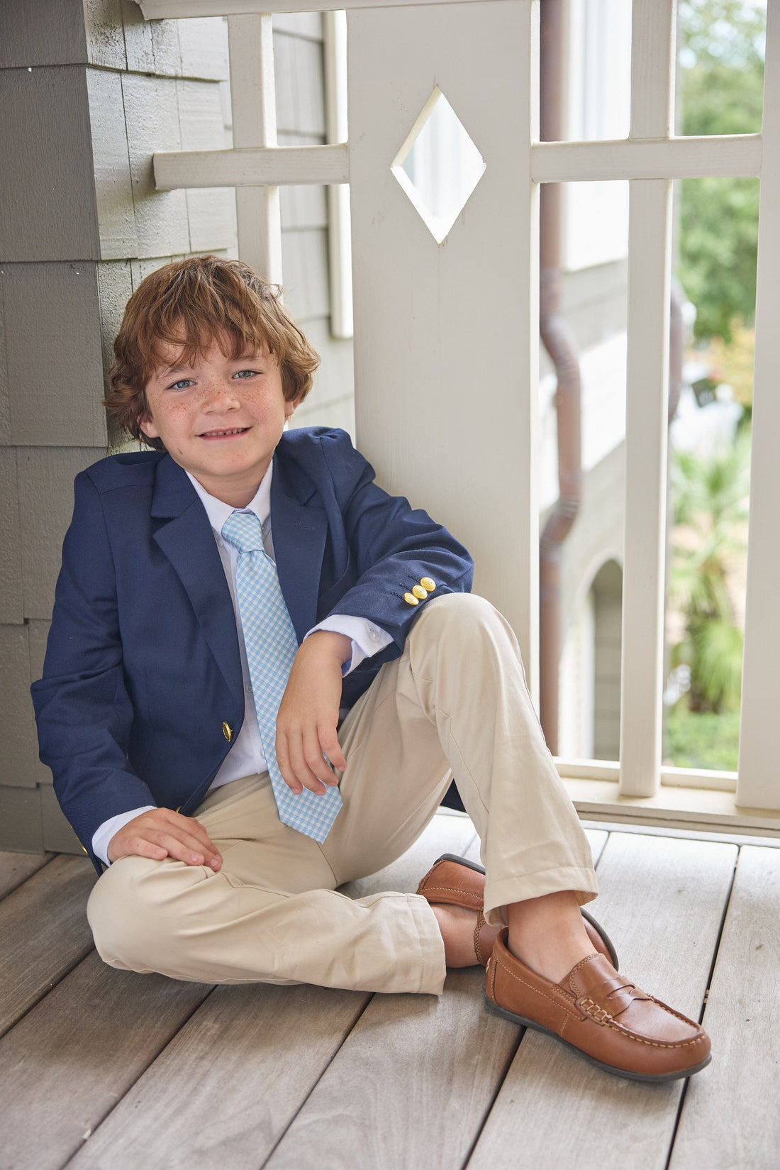 Boy's White Oxford Button Down Dress Shirt Little English Boy's White Oxford Button Down Dress Shirt Little English