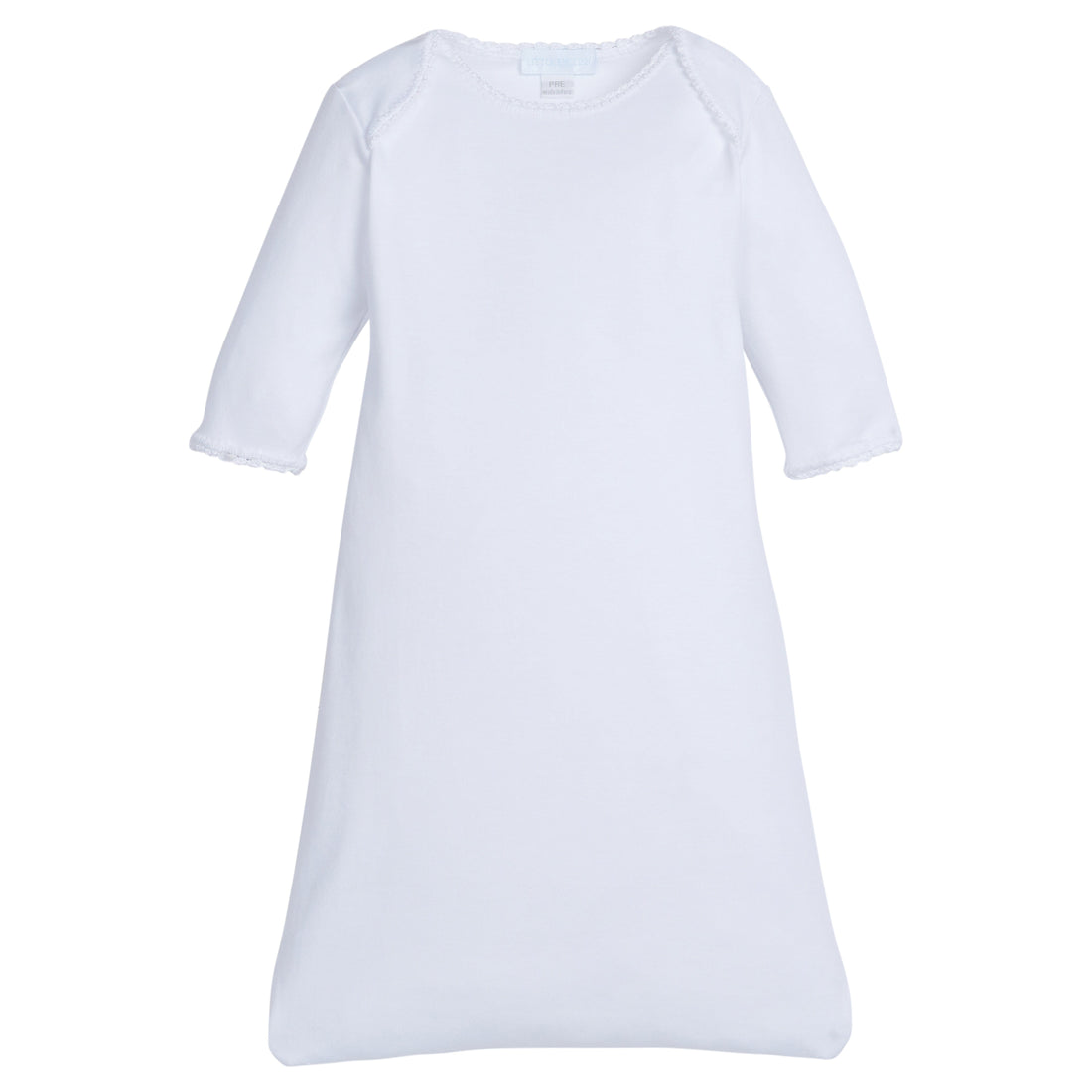newborn white cotton dress Tessa Newborn Gown