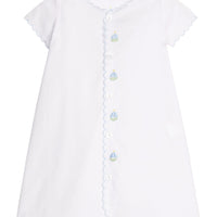 Little English Classic day gown with sailboat motifs running down front, for baby 