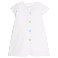 Little English Classic day gown with sailboat motifs running down front, for baby 