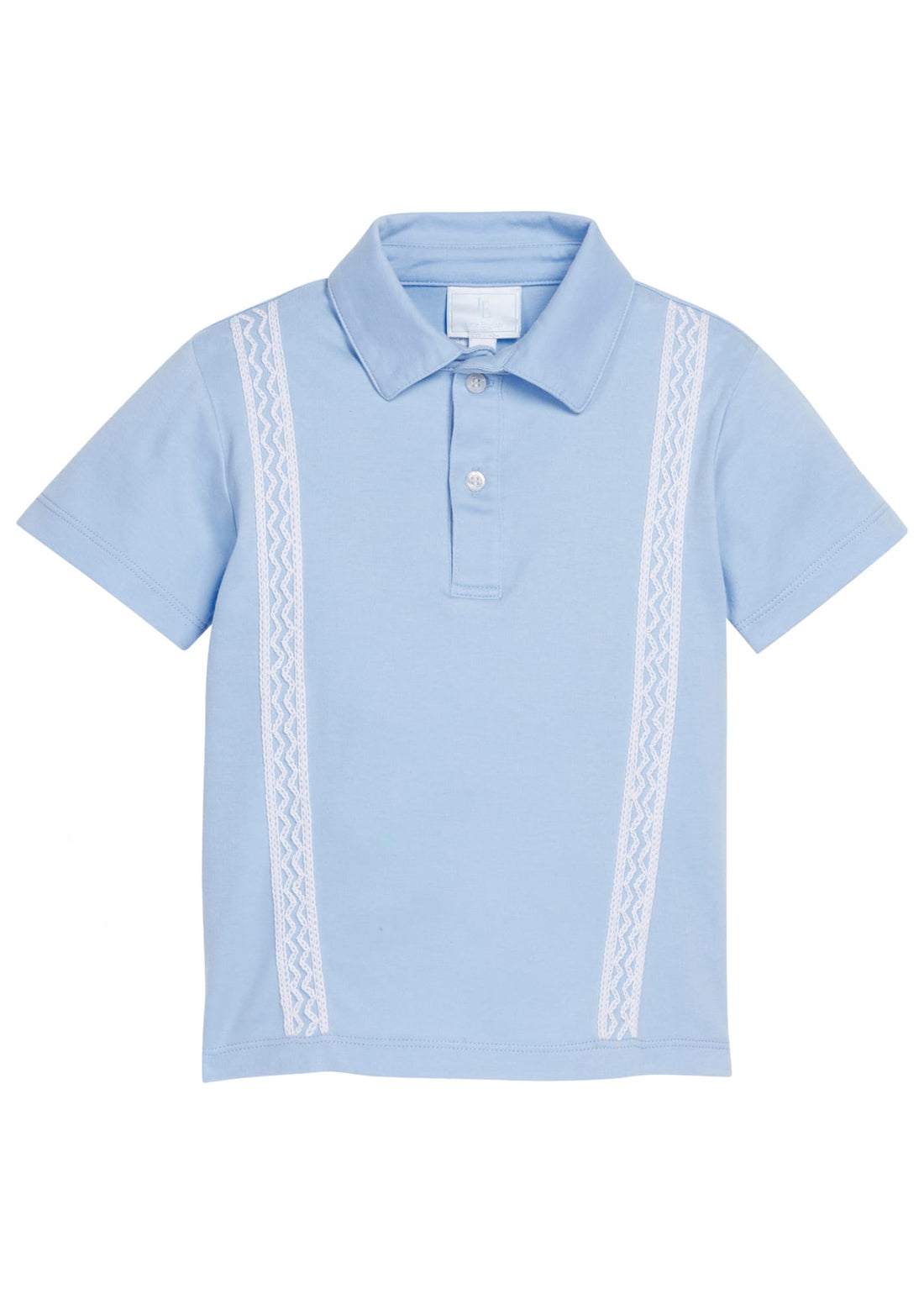 Little English x Mi Golondrina blue cotton polo for spring, boy&