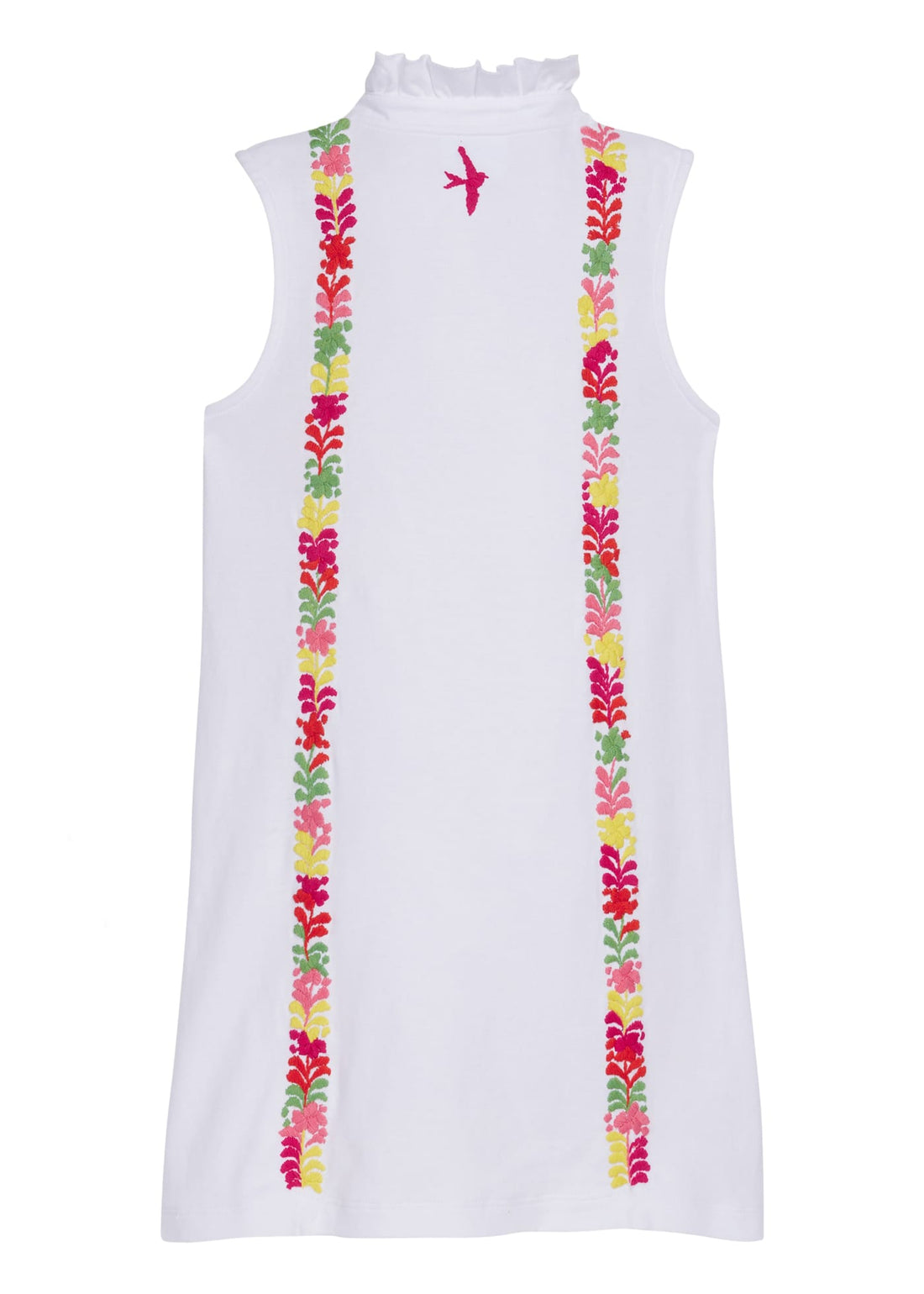 Little English x Mi Golondrina white cotton dress for spring, girl&